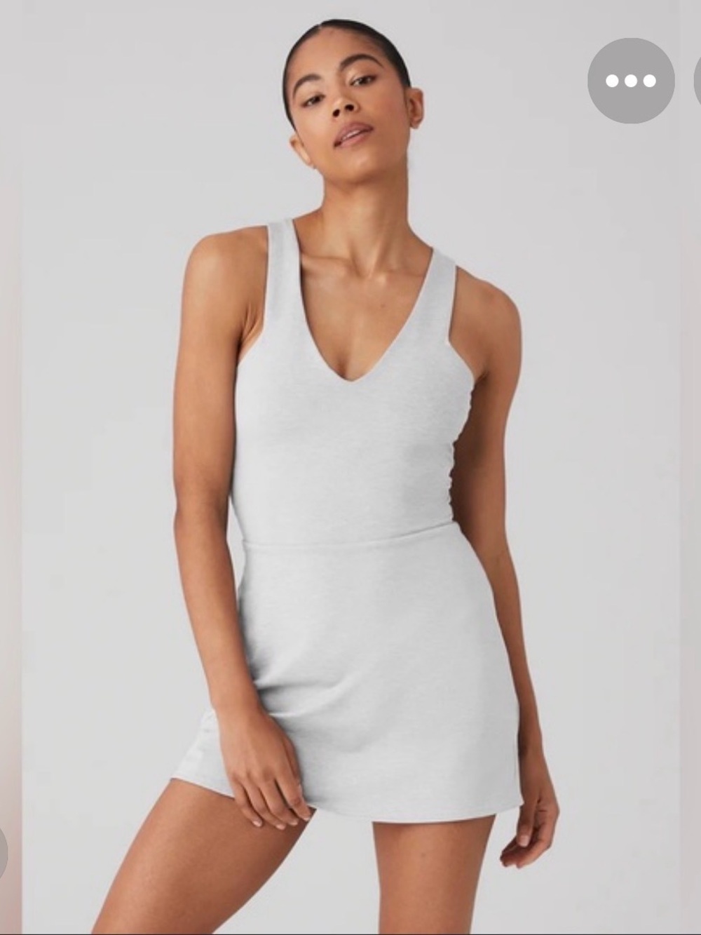 Alo Airbrush Real Dress Heather Gray size small
